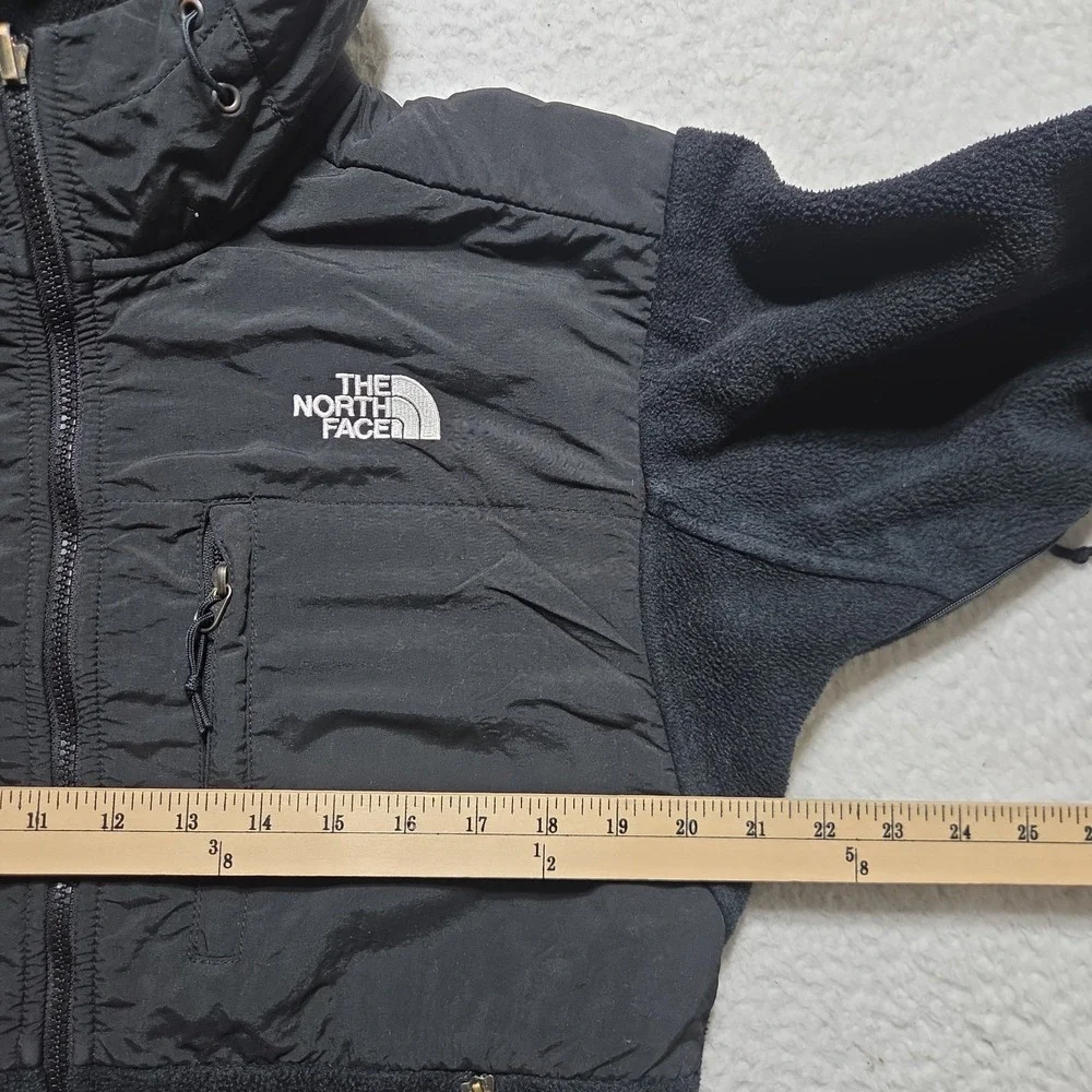 Vintage North Face Denali Fleece Jacket Mens Small  Black Polartec Full Zip